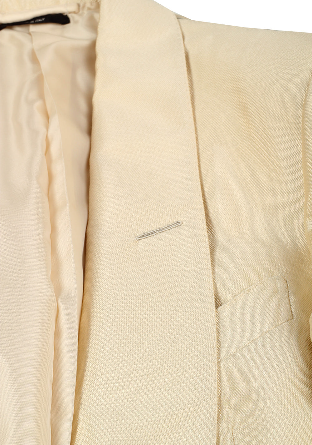 TOM FORD Atticus Off White Tuxedo Dinner Jacket Size 46 / 36R U.S.