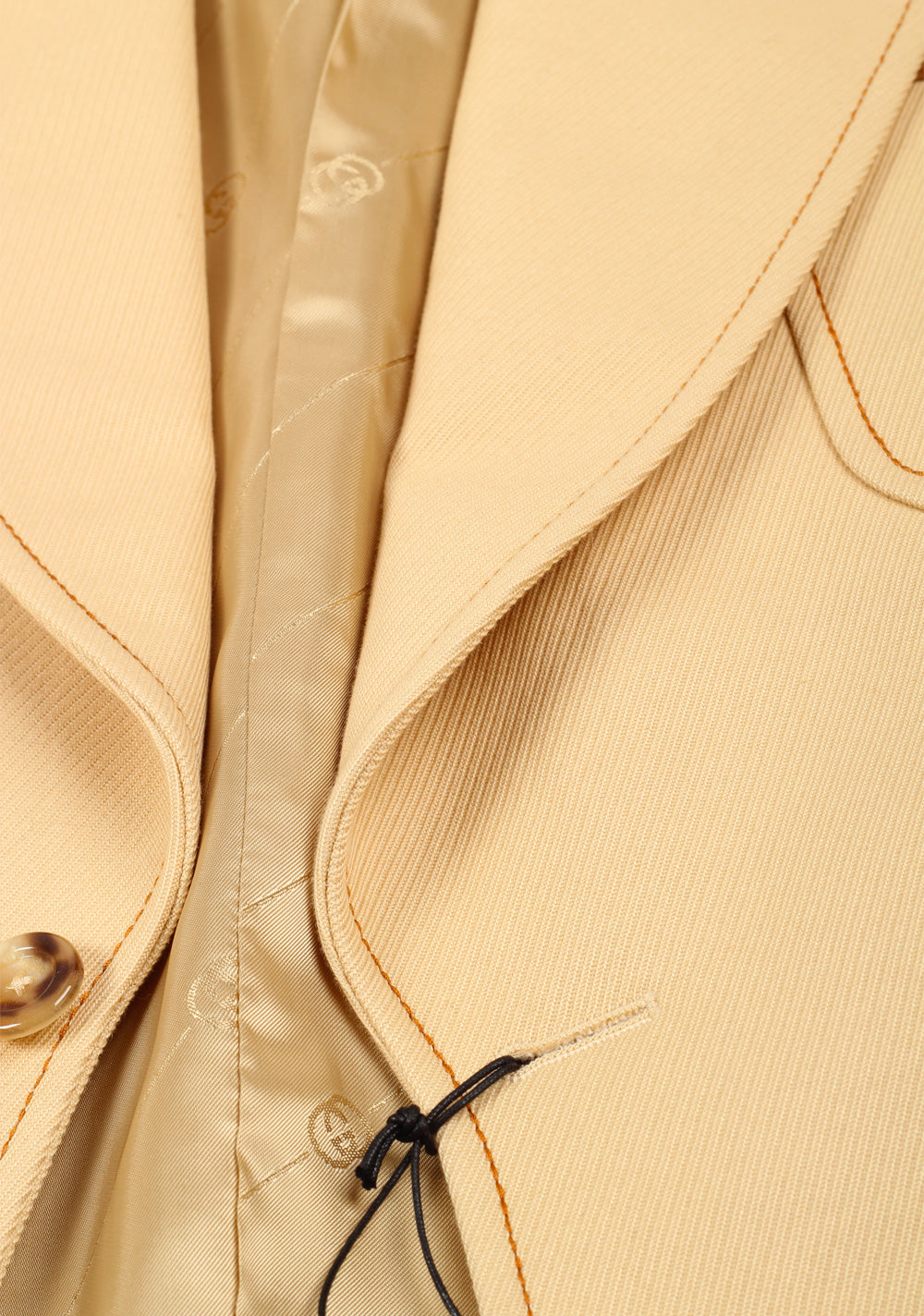 Gucci Cotton And Suede Tailored Signature Jacket Sport Coat