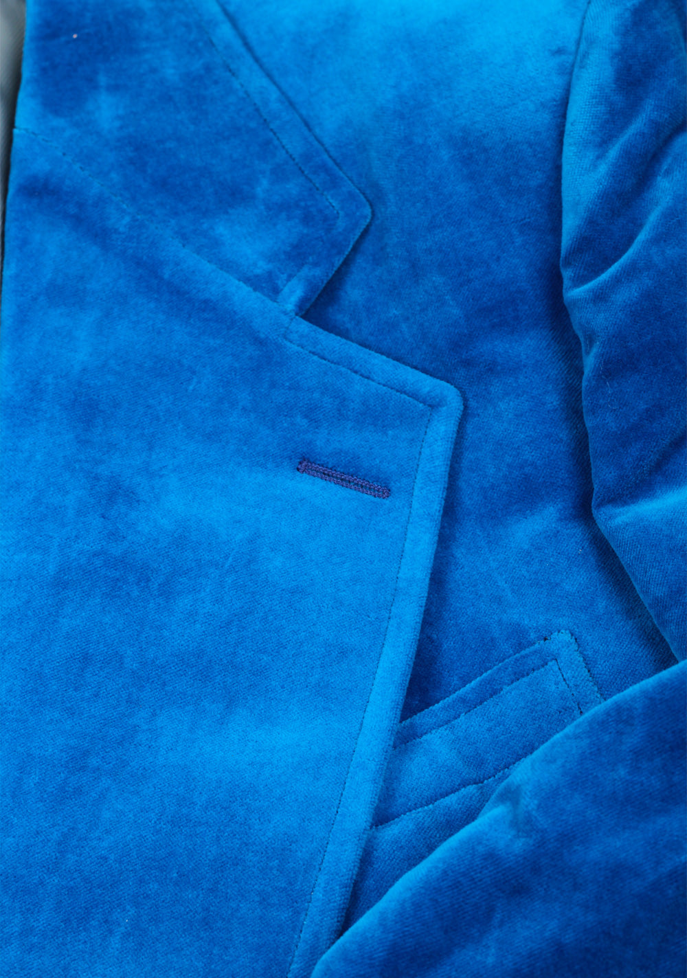 Gucci Blue Velvet Blazer Sport Coat Size 54 / 44R U.S.