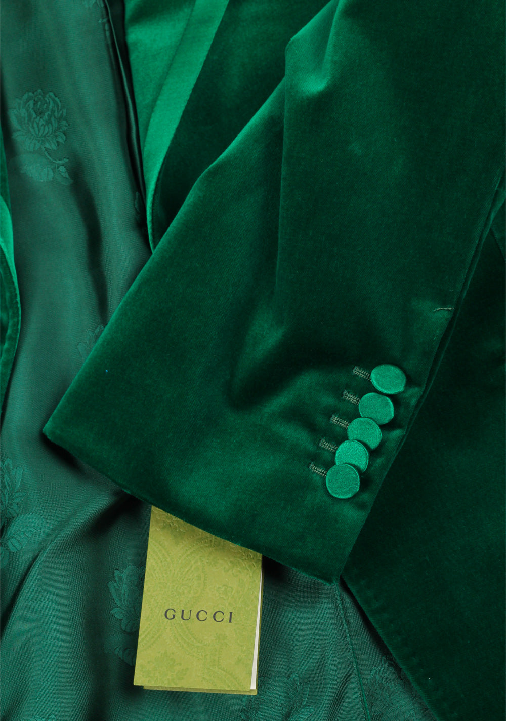 Gucci Green Signature Cocktail Dinner Jacket