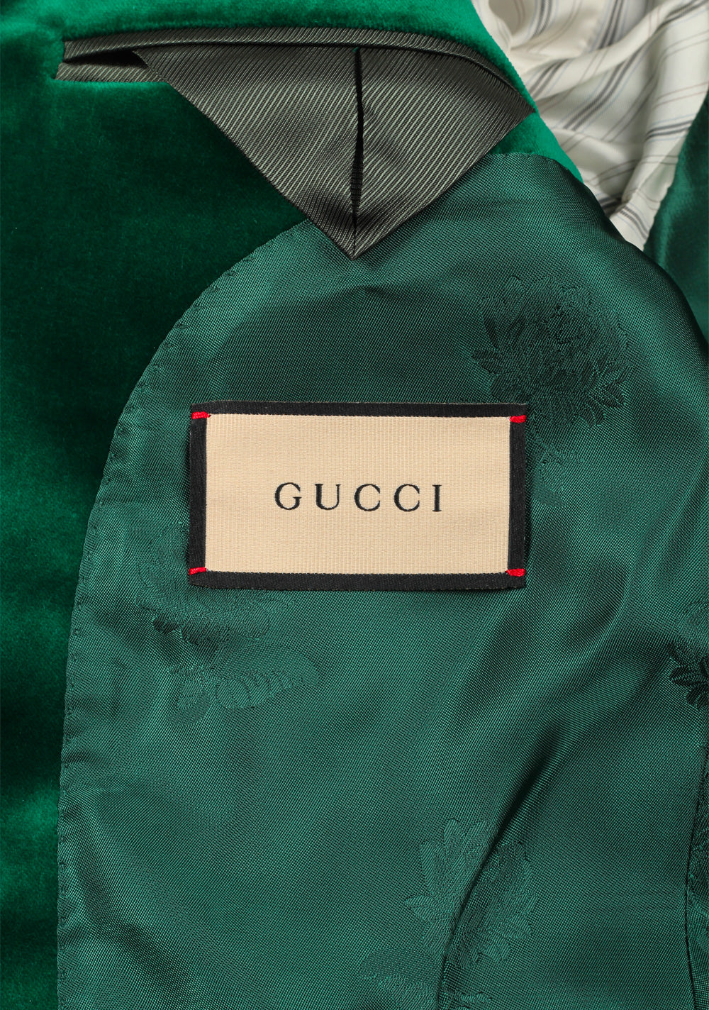 Gucci Green Signature Cocktail Dinner Jacket