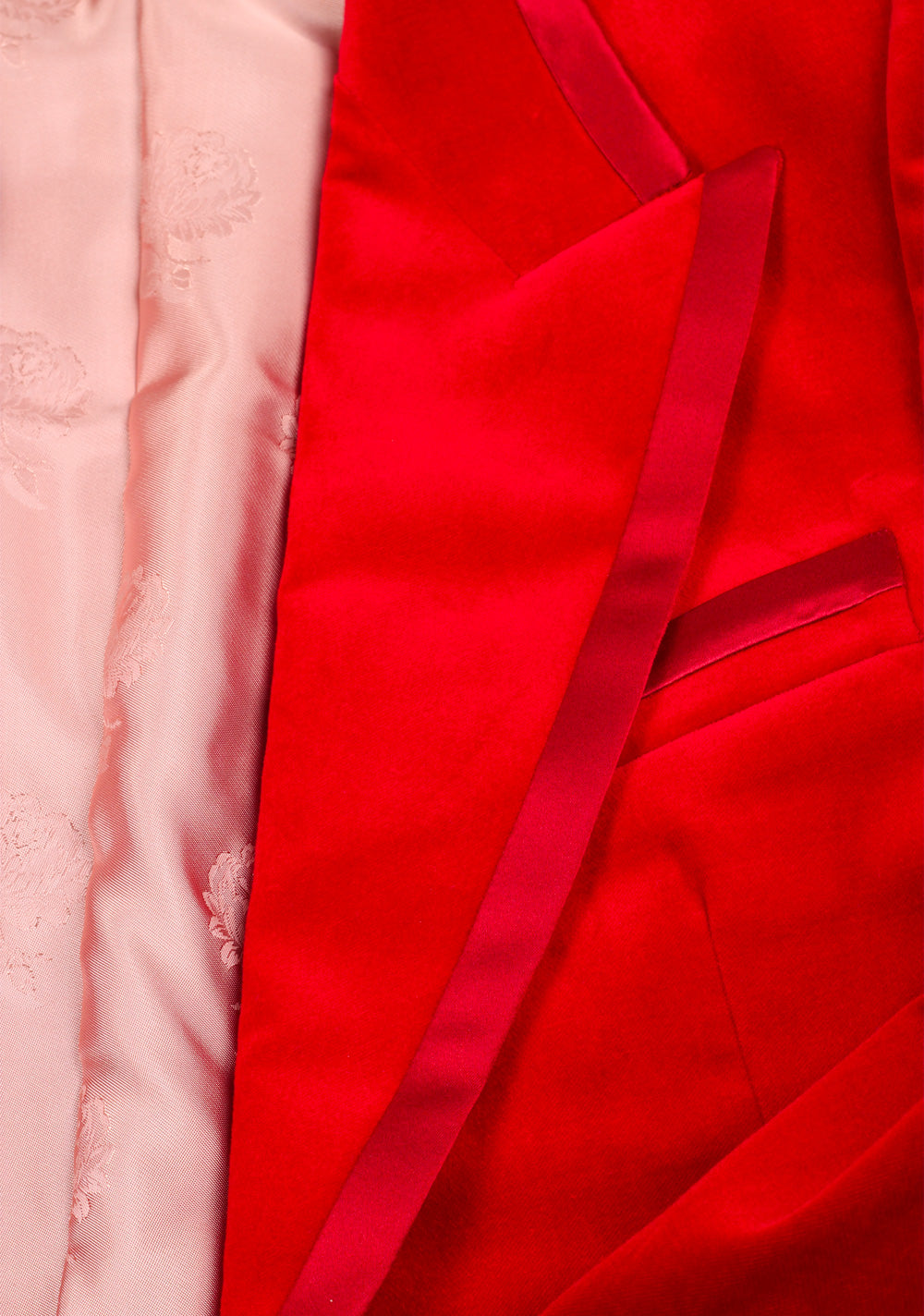 Gucci Red Signature Cocktail Dinner Jacket Size 48 / 38R U.S.