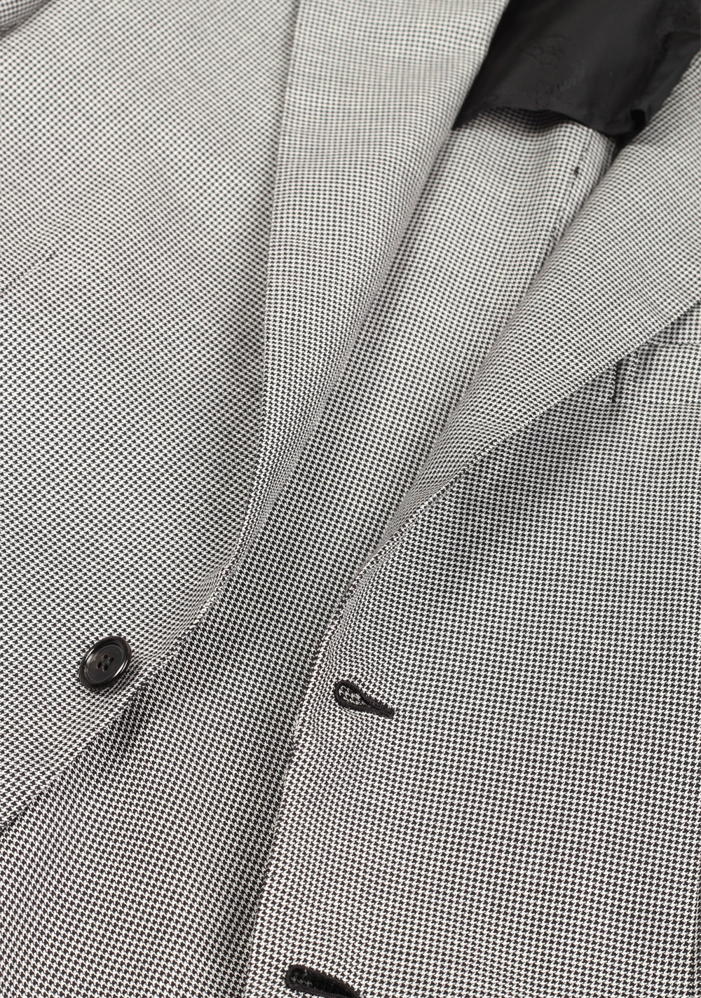 Brioni Condotti Black / White Sport Coat Size 52 / 42R U.S. In Silk Blend