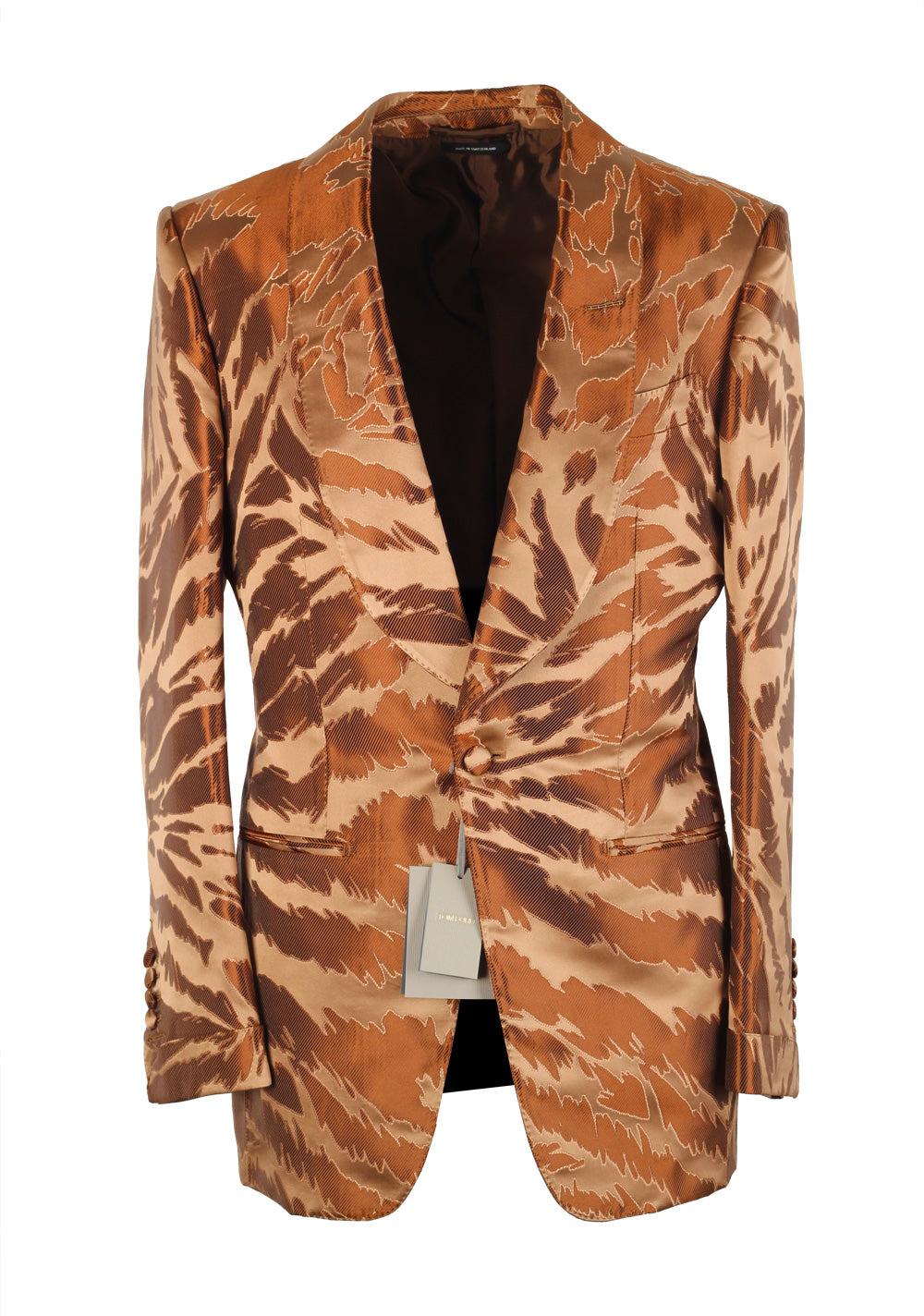 TOM FORD Atticus Copper Tuxedo Dinner Jacket Size 46 / 36R U.S.
