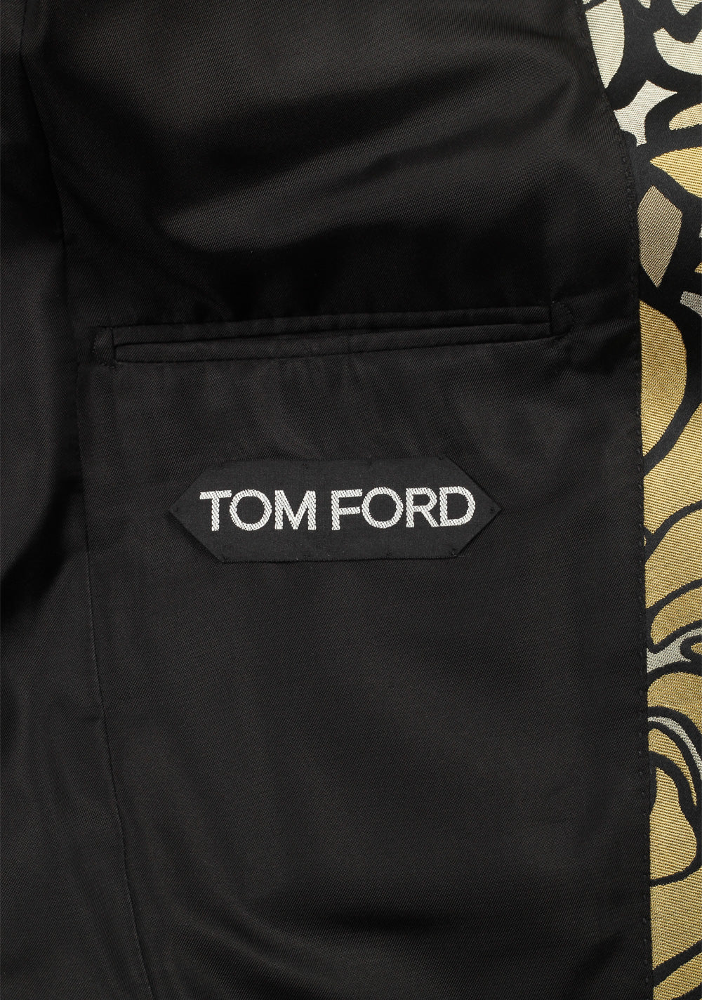 TOM FORD Lamè Lily Floral Atticus Cocktail Dinner Jacket Size 46 / 36R