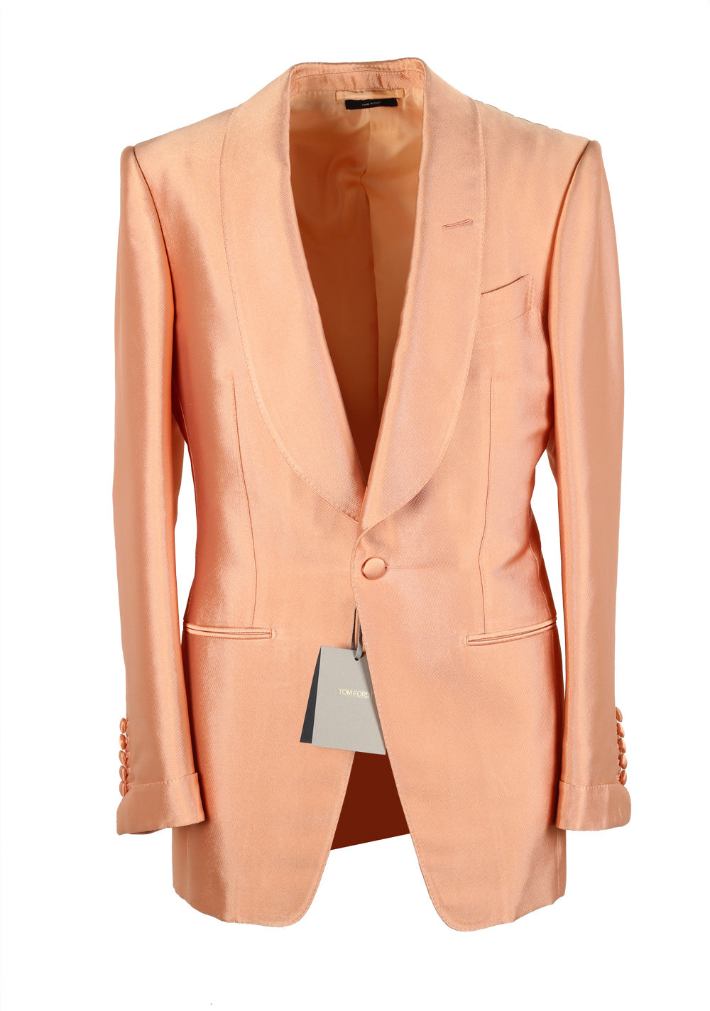 TOM FORD Atticus Salmon Tuxedo Dinner Jacket Size 46 / 36R U.S.