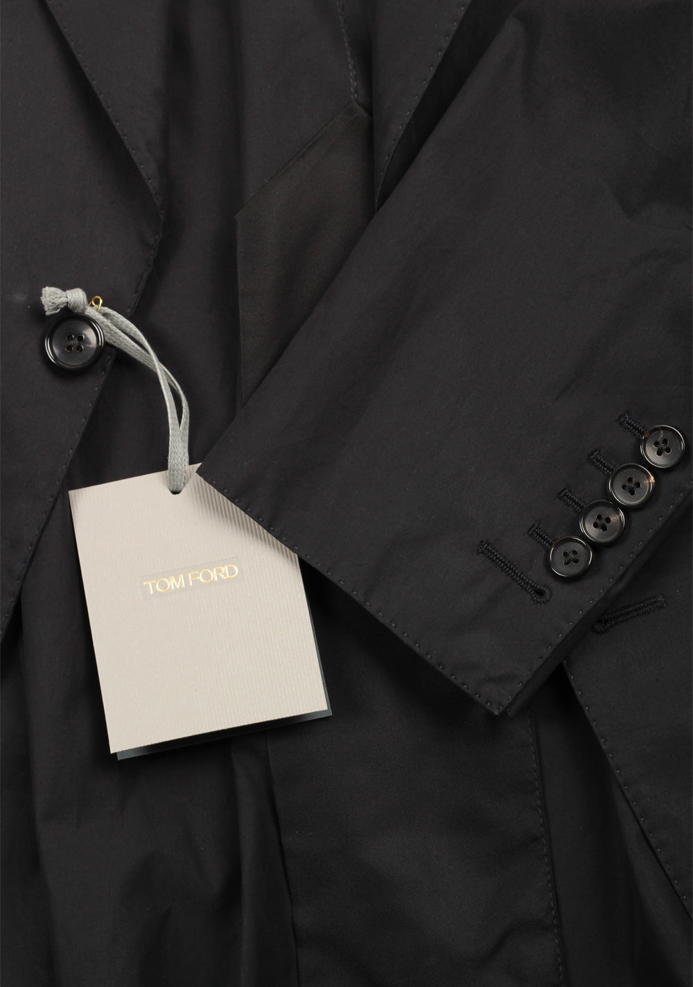 TOM FORD Shelton Black Sport Coat Size 46 / 36R U.S.