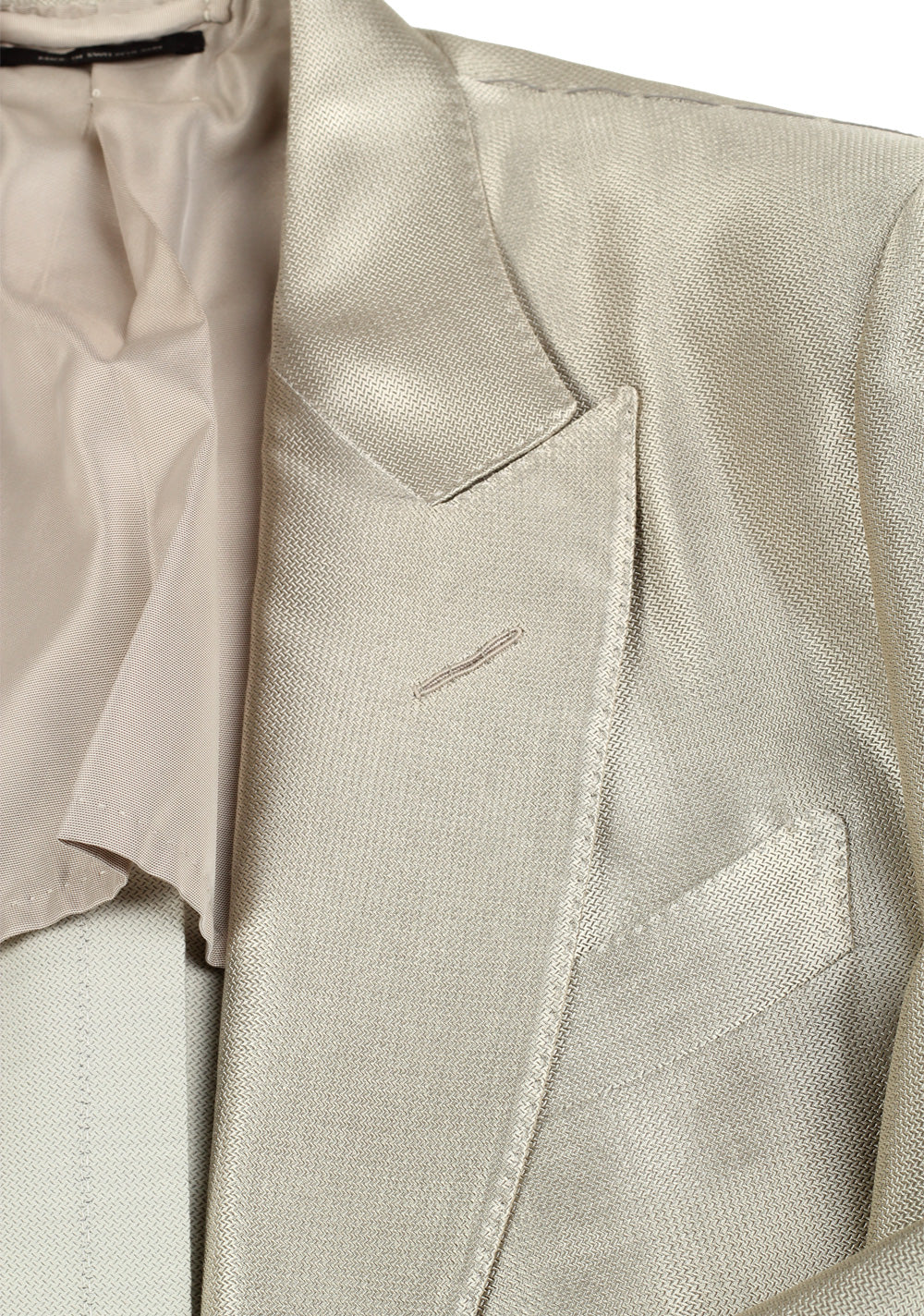 TOM FORD Atticus Silver Suit Size 46 / 36R U.S.