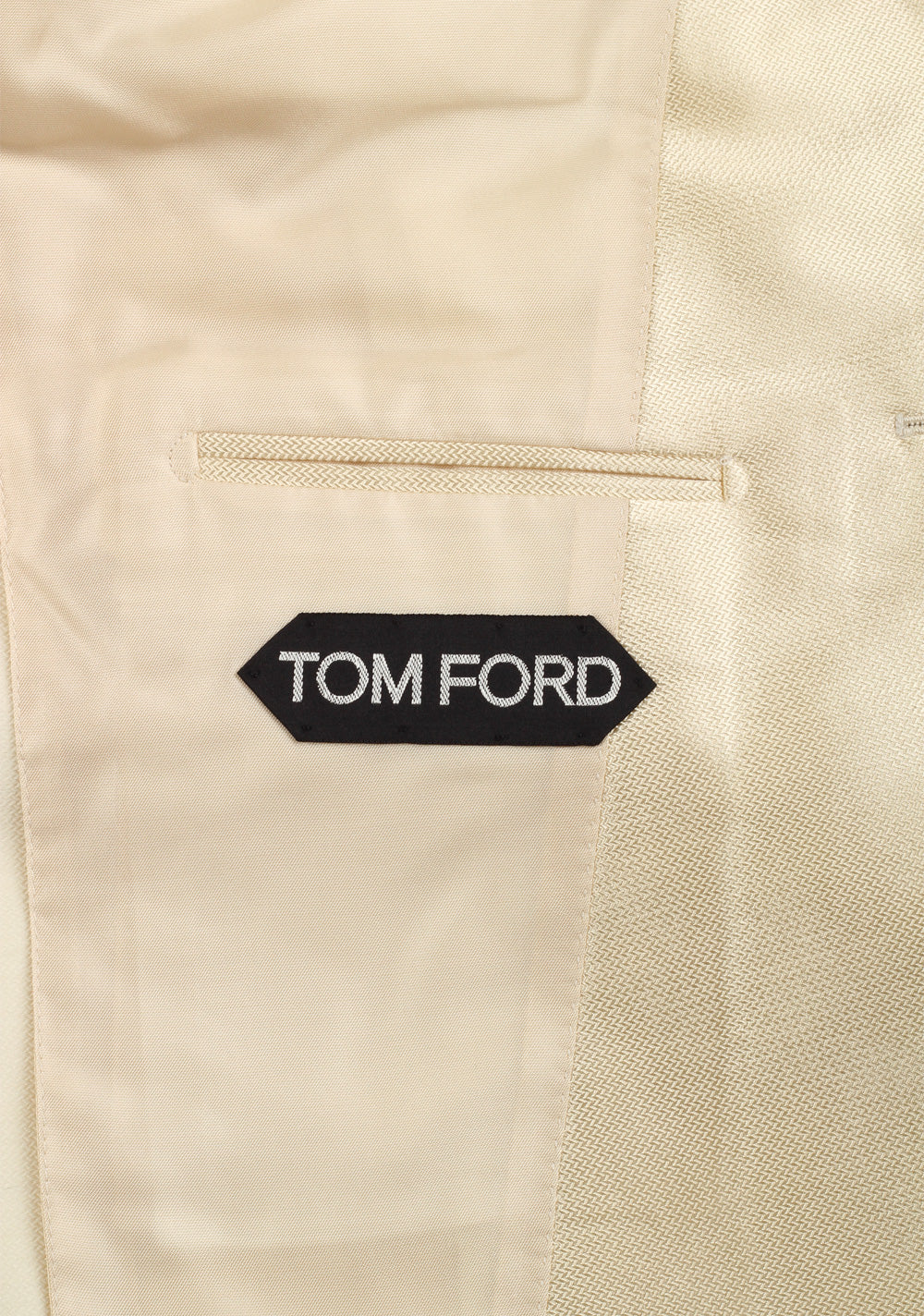 TOM FORD Atticus Champagne Suit Size 46 / 36R U.S.