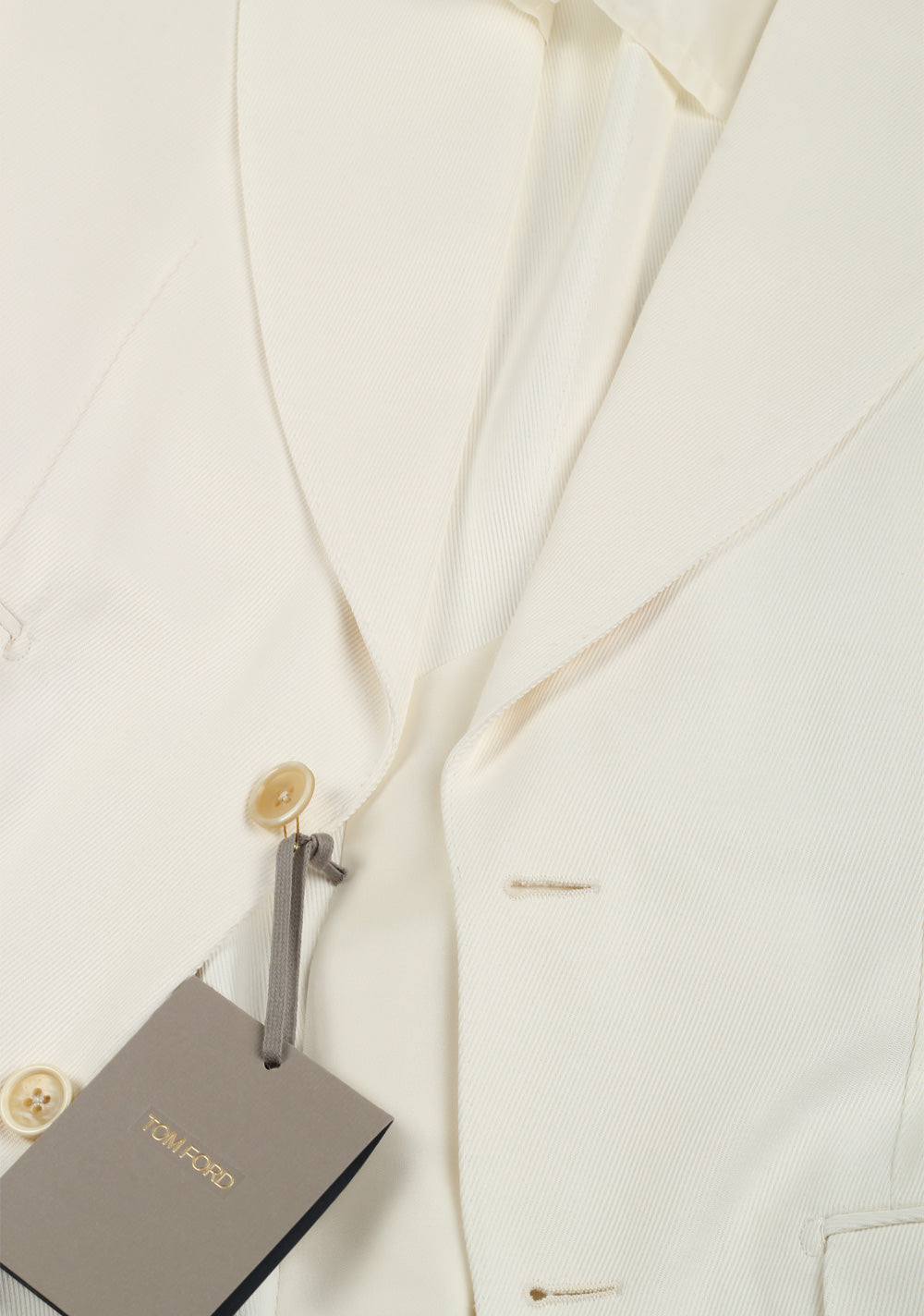 TOM FORD Atticus Off White Suit Size 46 / 36R U.S.