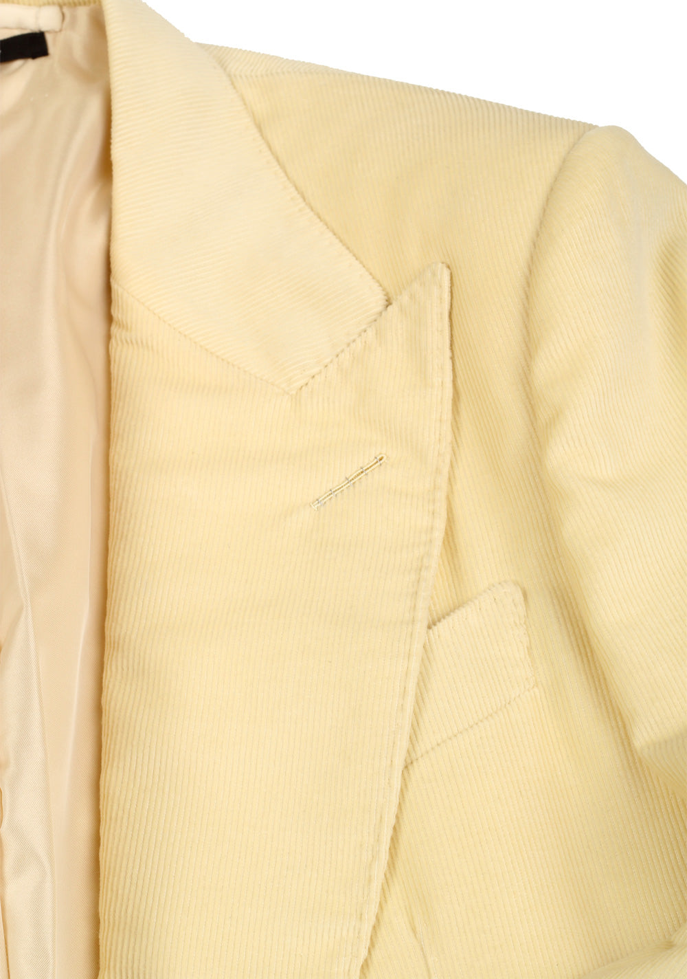 TOM FORD Atticus Sand Corduroy Suit Size 46 / 36R U.S. In Cotton Linen