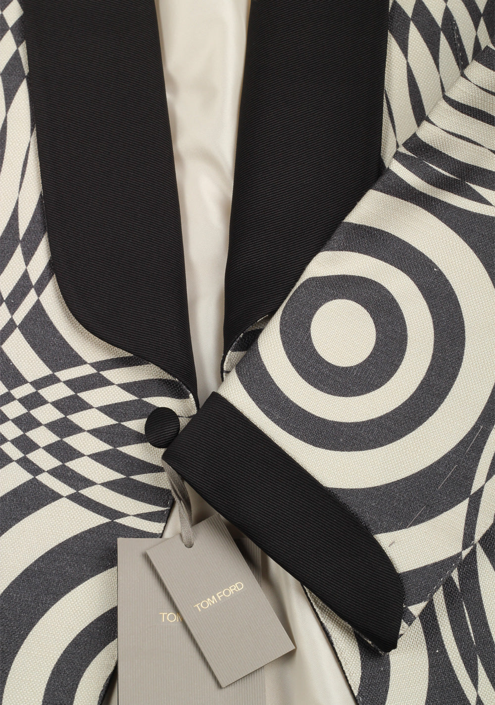 TOM FORD Buckley Black White Tuxedo Dinner Jacket Size 50 / 40R U.S.