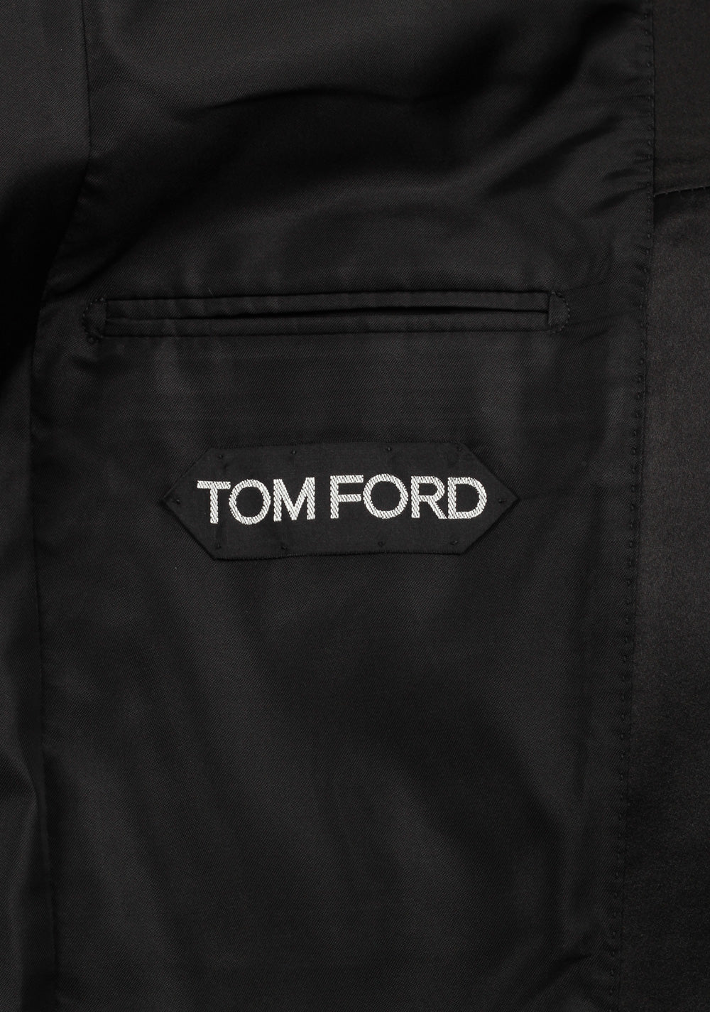 TOM FORD Atticus Silver Blue Black Tuxedo Dinner Jacket Size 50C / 40S U.S.