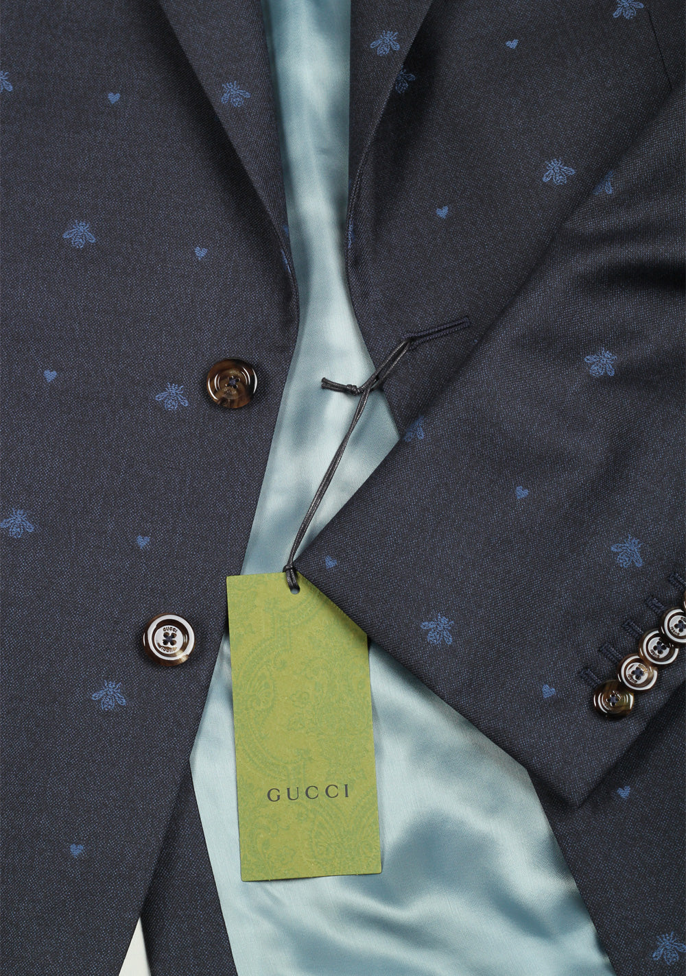 Gucci Blue Signature Bee Suit