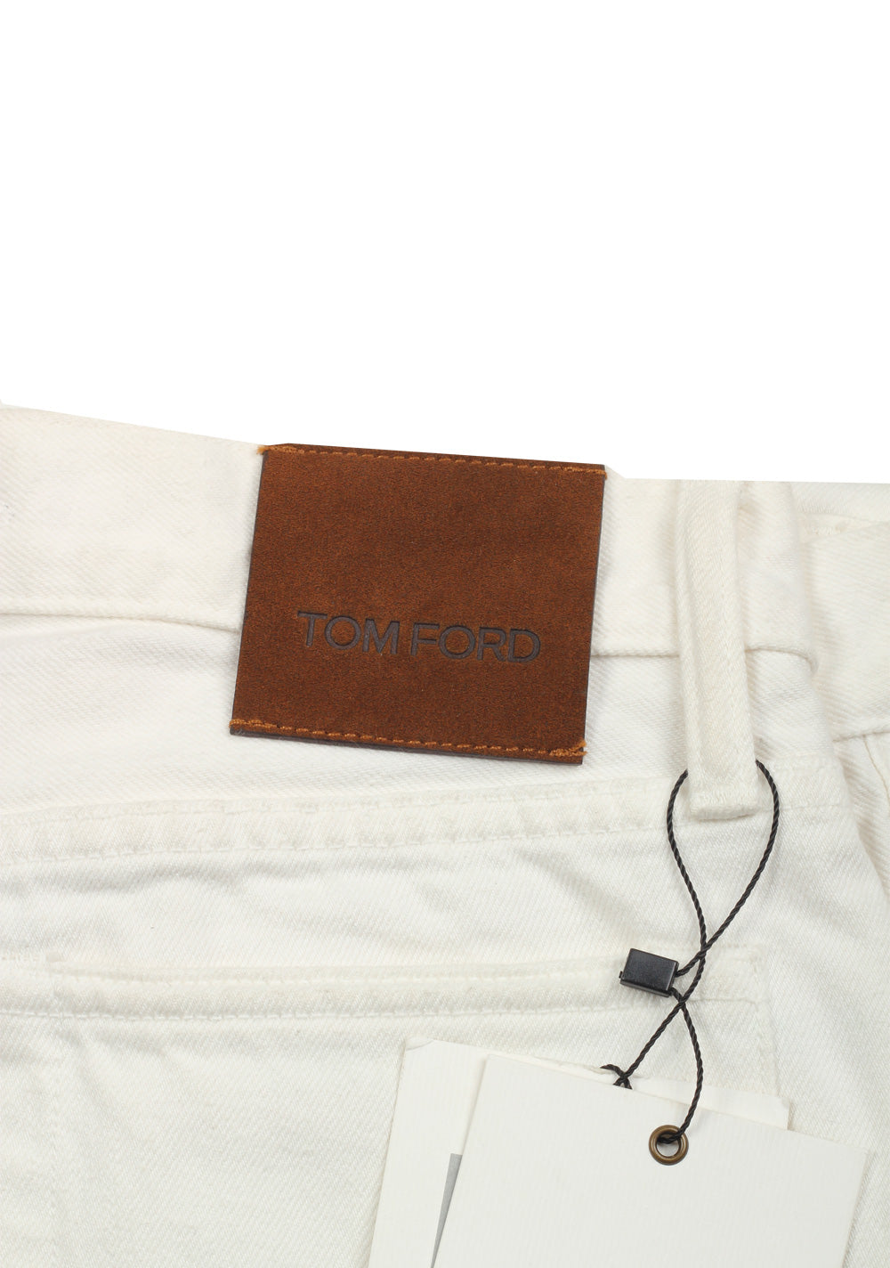 TOM FORD Off White Slim Fit Jeans TFD001