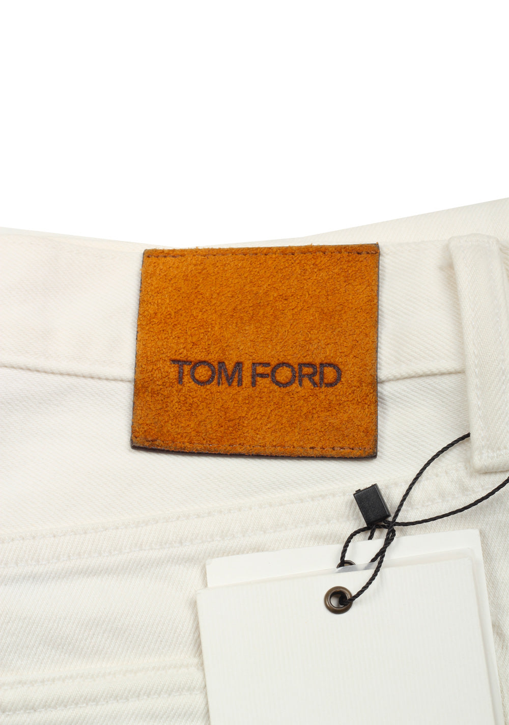 TOM FORD Off White Straight Fit Jeans TFD002