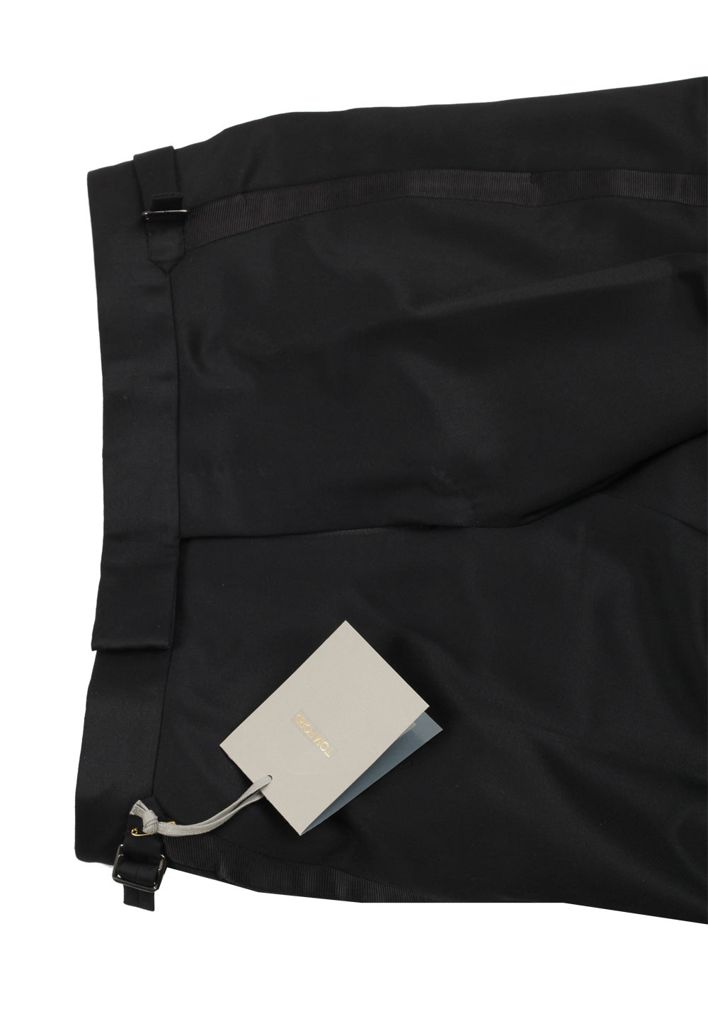 TOM FORD Black Cocktail Tuxedo Trousers