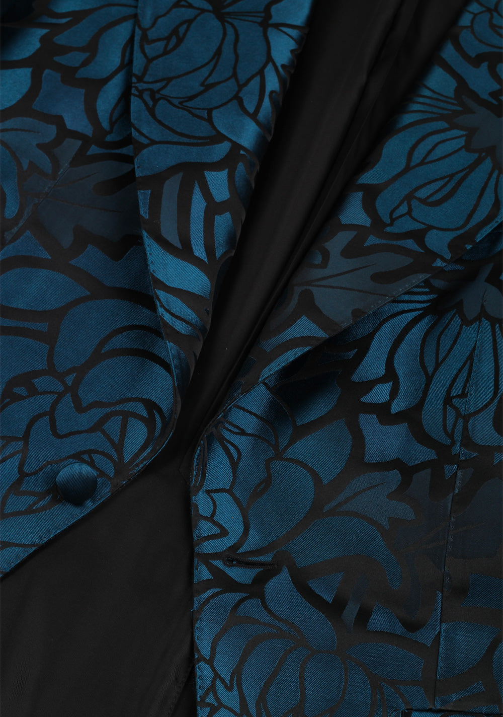 TOM FORD Lamè Lily Floral Atticus Cocktail Dinner Jacket Size 46 / 36R