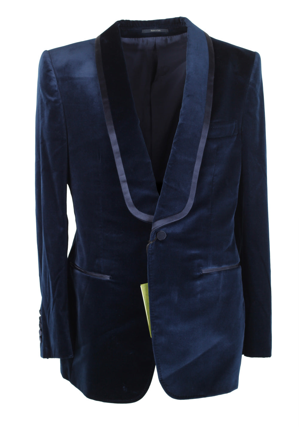 Gucci Blue Signature Cocktail Dinner Jacket Size 48 / 38R U.S.