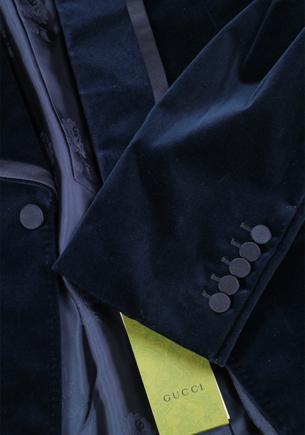 Gucci Blue Signature Cocktail Dinner Jacket Size 48 / 38R U.S.