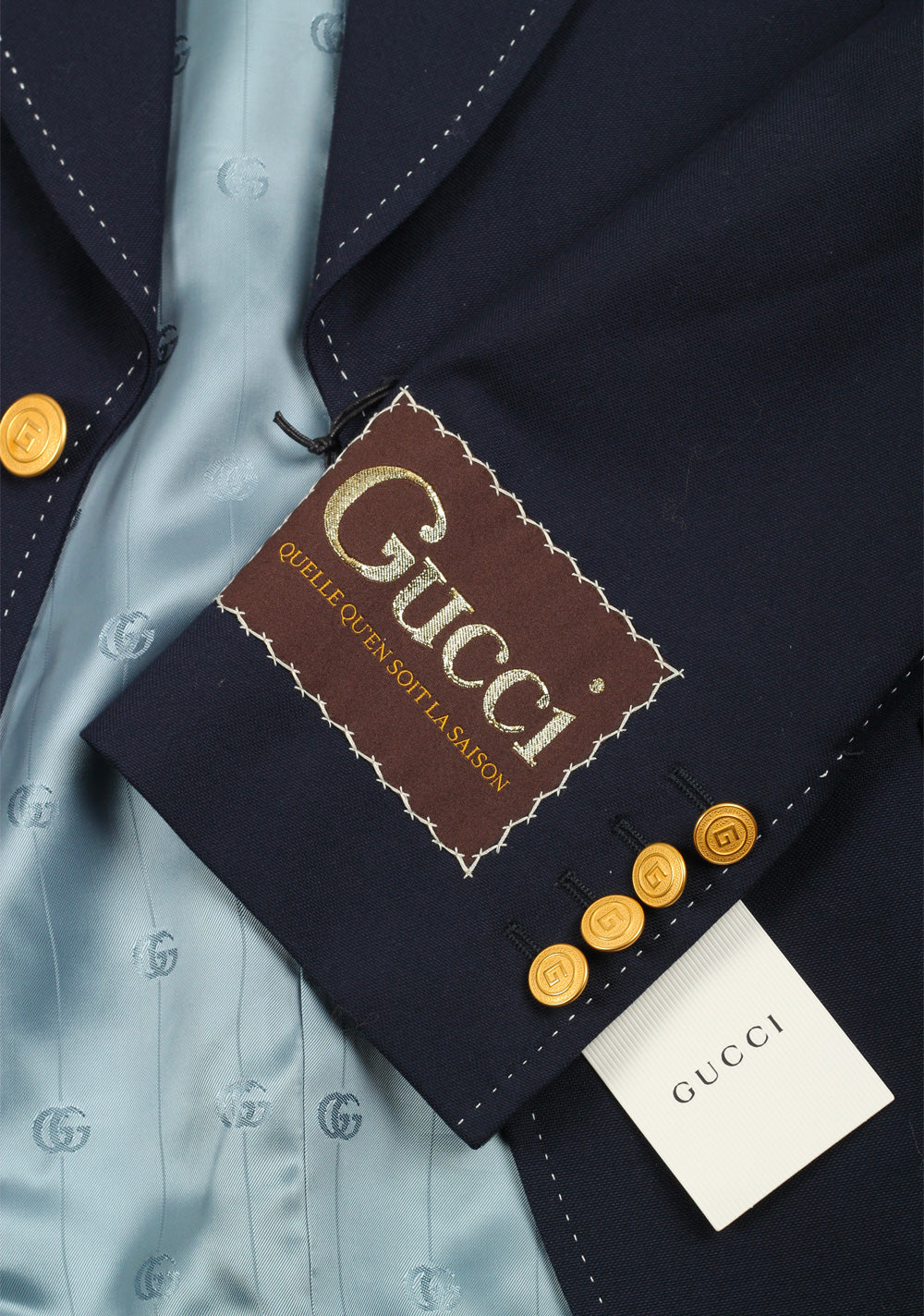 Gucci Blue Blazer Sport Coat