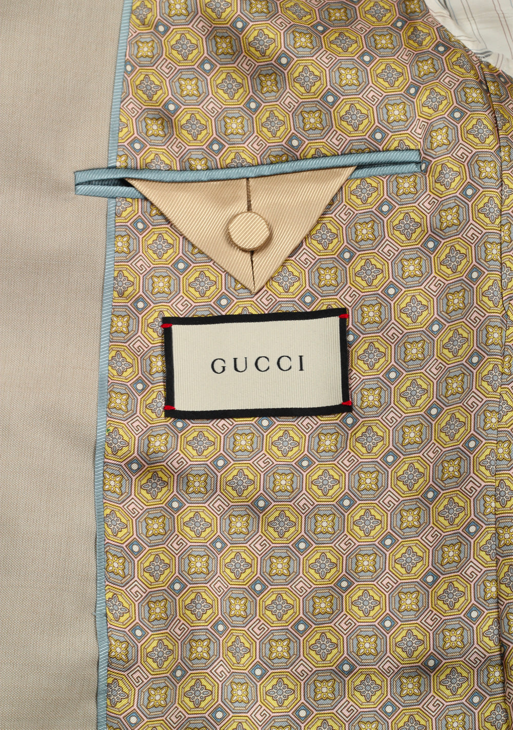 Gucci Beige Blazer Sport Coat Size 52 / 42R U.S.