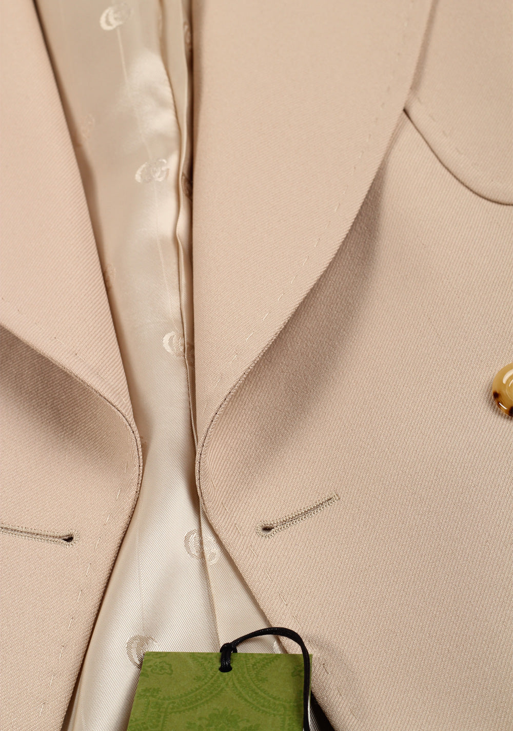 Gucci Beige Double Breasted Sport Coat Size 52 / 42R U.S.
