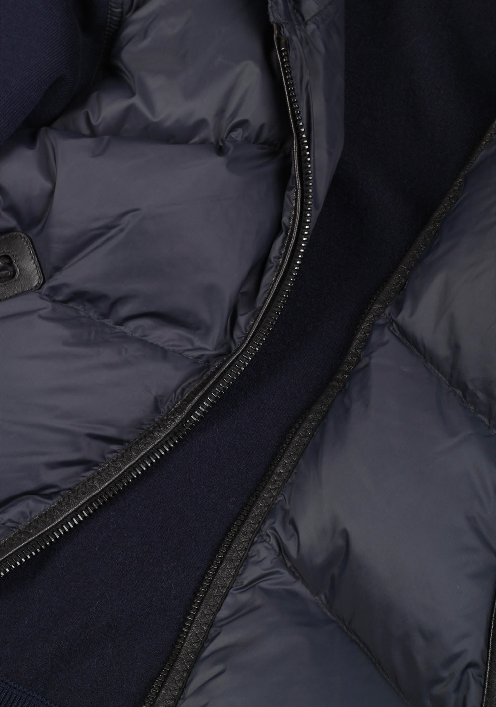 TOM FORD Blue Nylon Zipper Hoody Size 48 / 38R U.S. In Wool