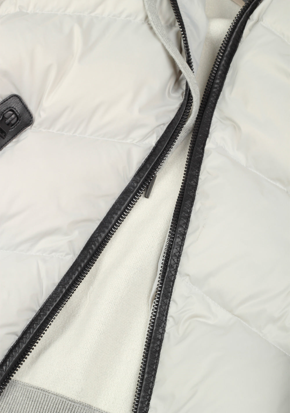 TOM FORD Gray Nylon Zipper Hoody Size 48 / 38R U.S. In Wool