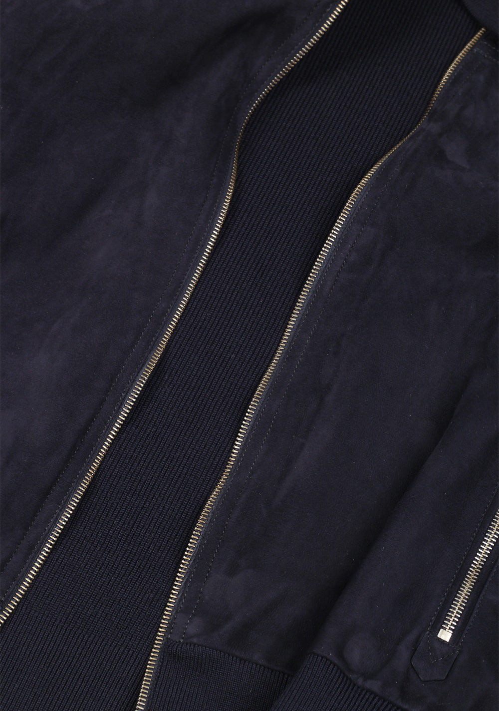 TOM FORD Blue Suede Front Knit Size 46 / 36R U.S. In Wool