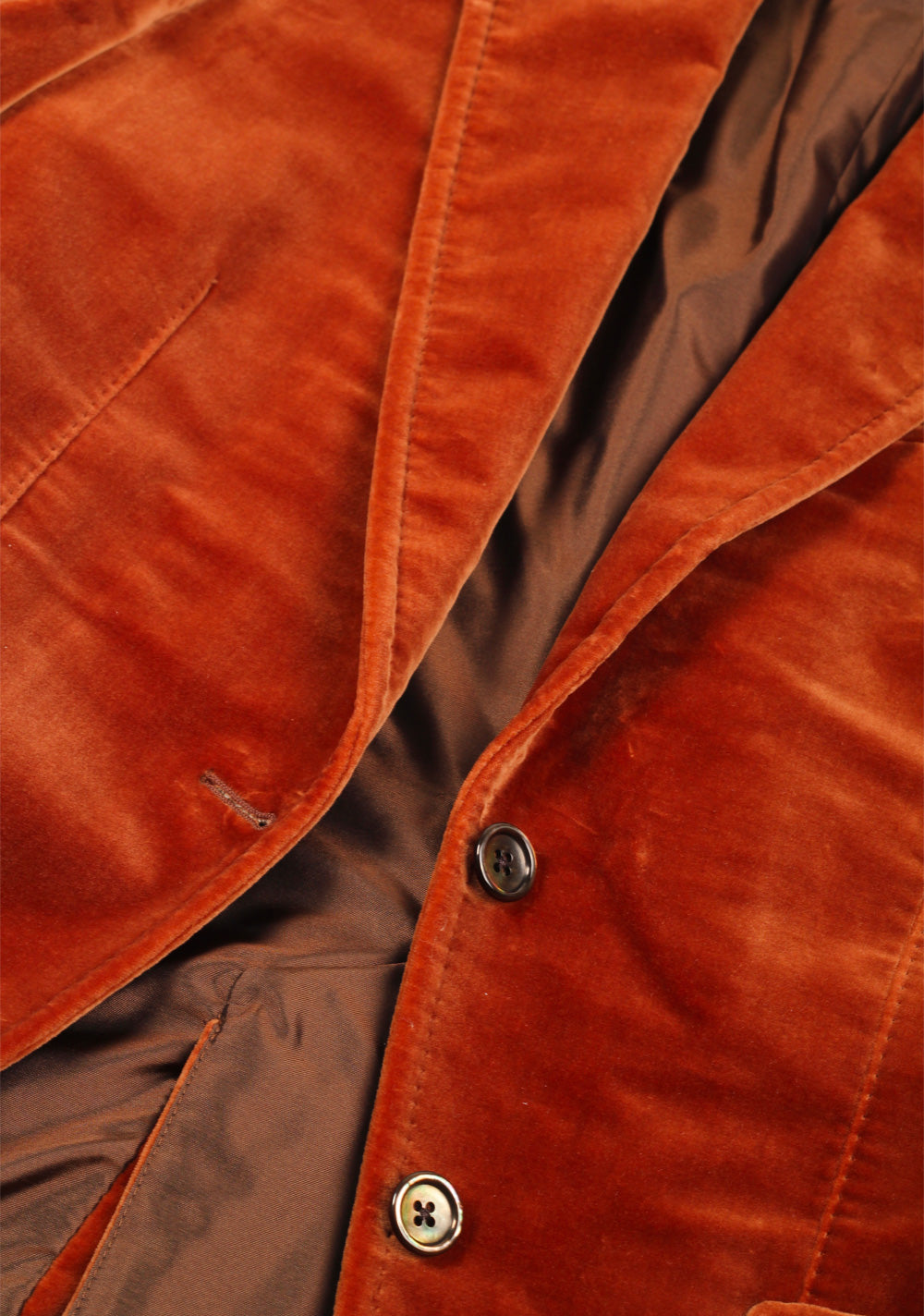TOM FORD Shelton Velvet Brown Sport Coat Size 42 / 32R In Cotton