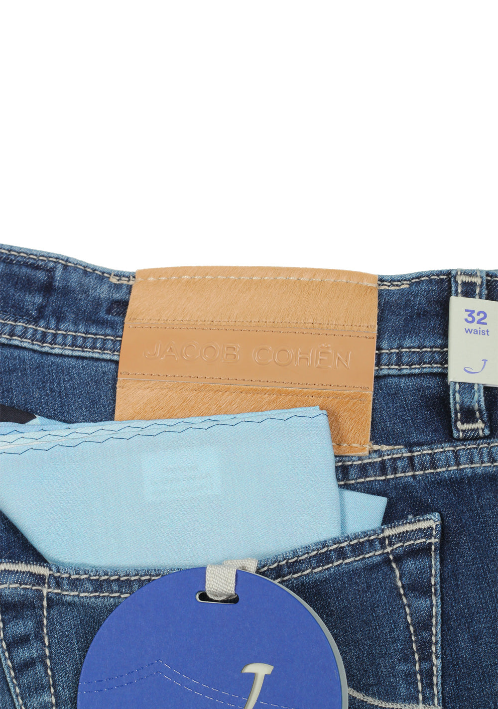 Jacob Cohen Blue J688 Comfort Jeans Size 48 / 32 U.S.