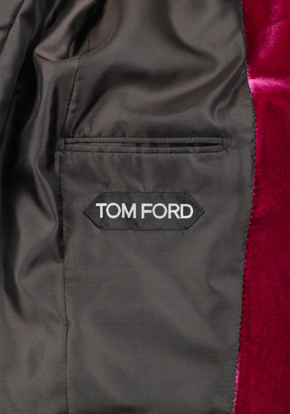 TOM FORD Cooper Velvet Red Tuxedo Dinner Jacket