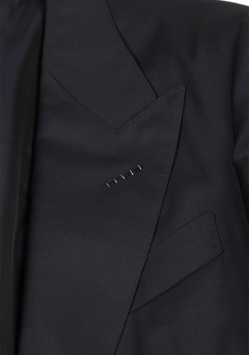 TOM FORD Shelton Solid Blue Suit Size 48 / 38R U.S. In Wool