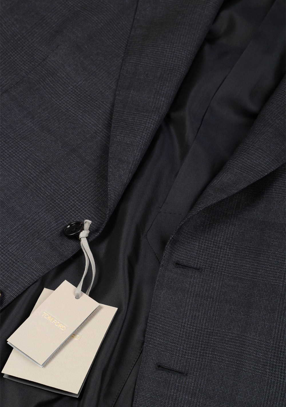 TOM FORD Shelton Checked Gray Suit Size 60 / 50R U.S.