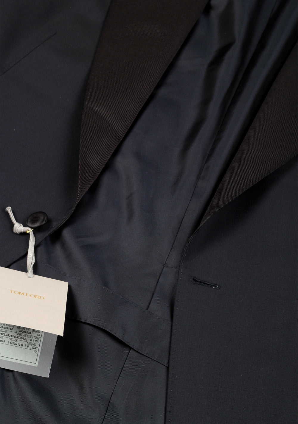 TOM FORD Shelton Midnight Blue Tuxedo Suit Size 56 / 46R U.S.