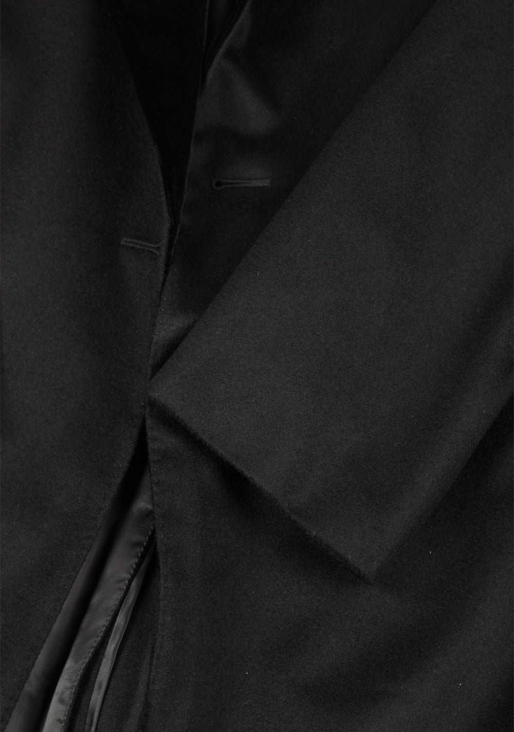 TOM FORD Black Cashmere Double Breasted Coat