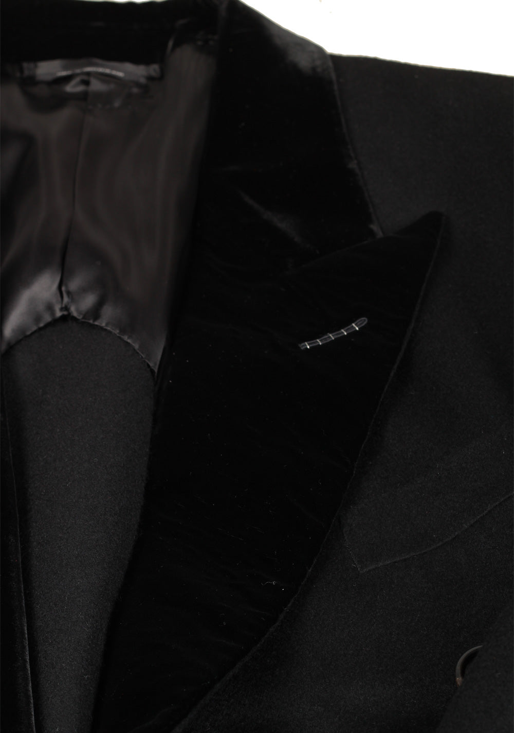 TOM FORD Black Cashmere Double Breasted Coat