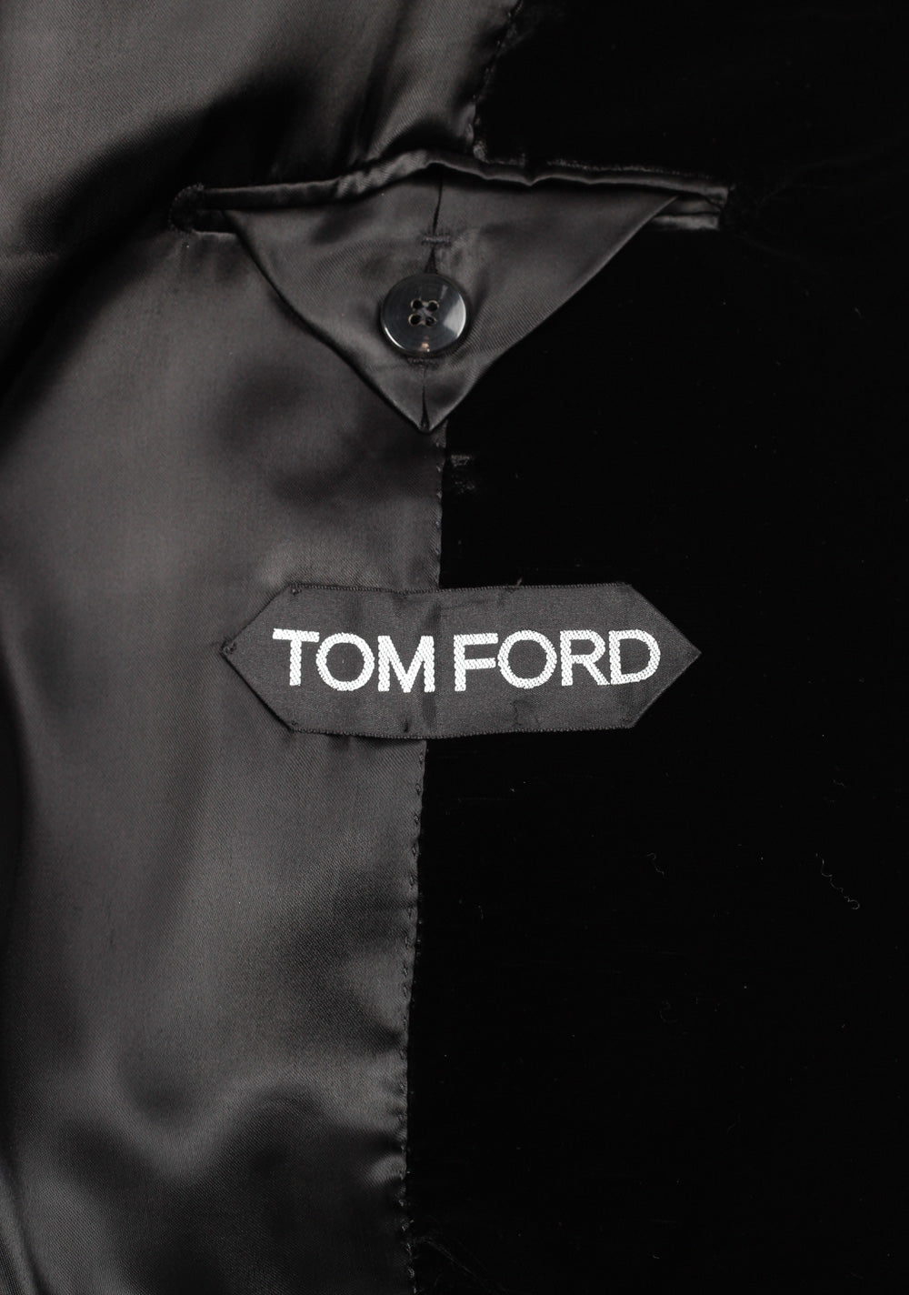 TOM FORD Black Cashmere Double Breasted Coat