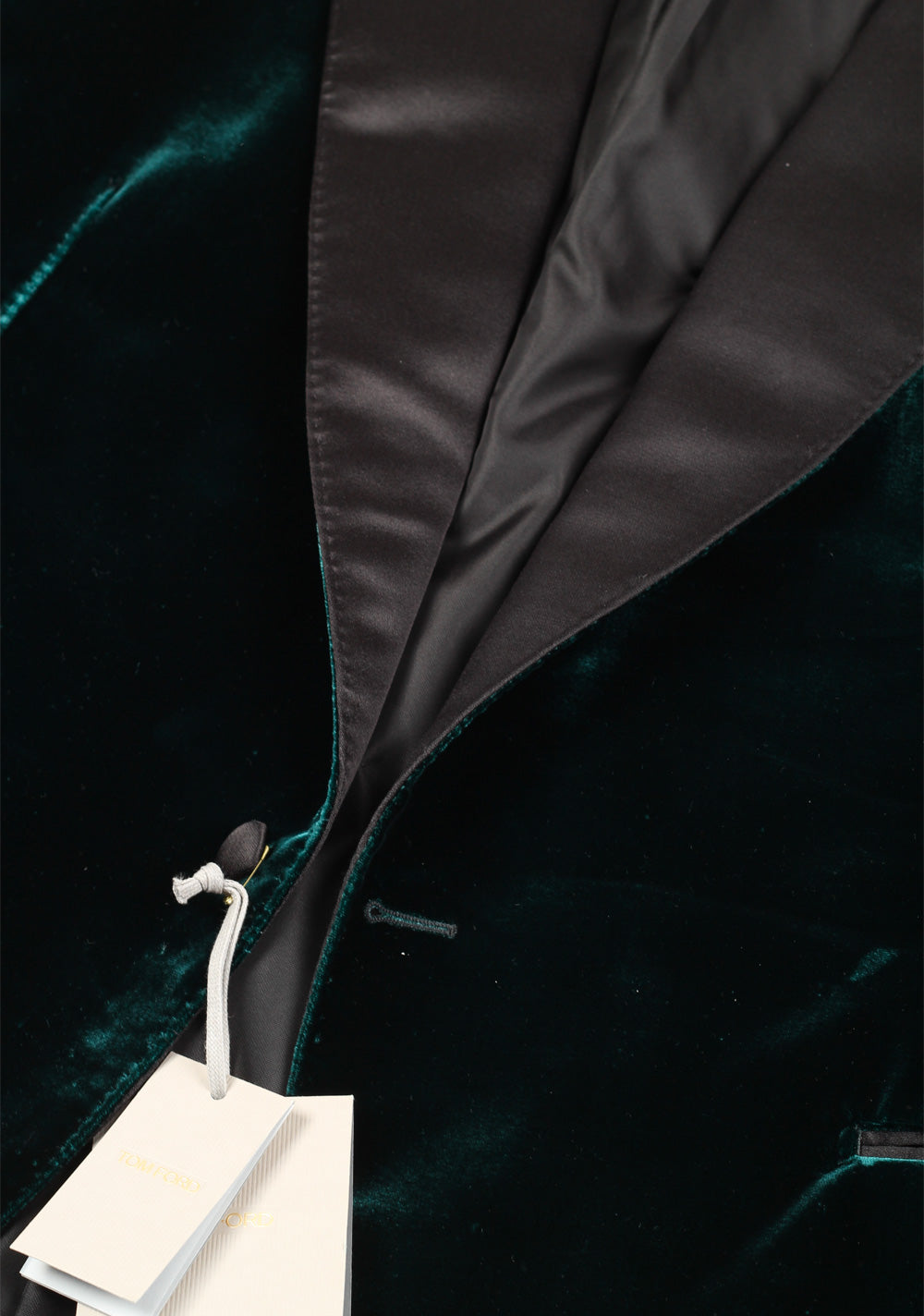 TOM FORD Shelton Green Velvet Tuxedo Dinner Jacket Size 54 / 44R U.S.