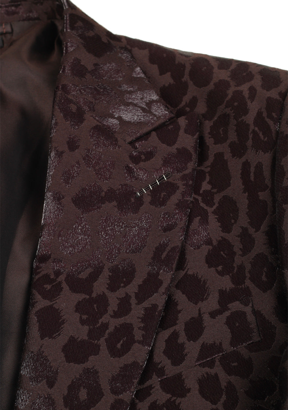 TOM FORD Cooper Brown Tuxedo Dinner Jacket Size 56 / 46R U.S.