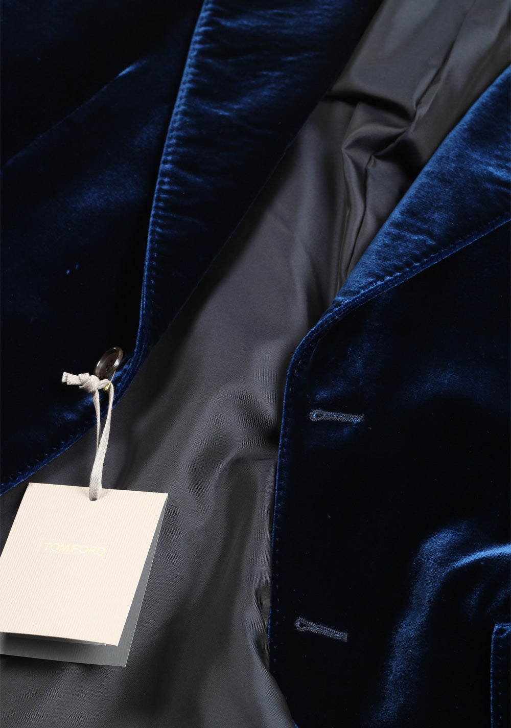 TOM FORD Cooper Blue Sport Coat Velvet Tuxedo Dinner Jacket
