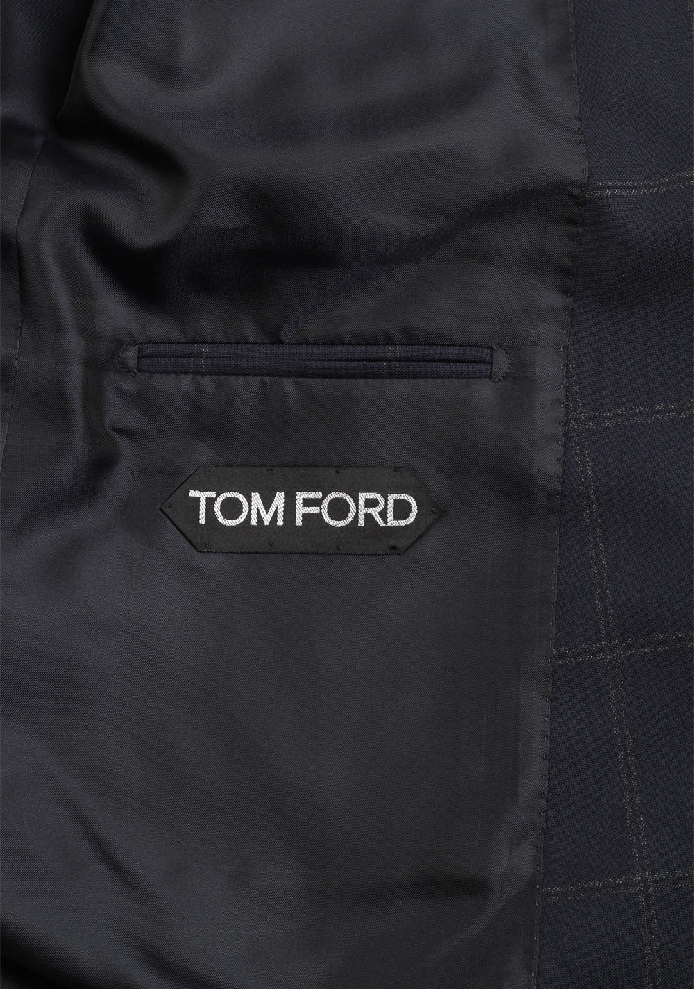 TOM FORD Windsor Checked Blue Suit Size 54 / 44R U.S. Wool Fit A