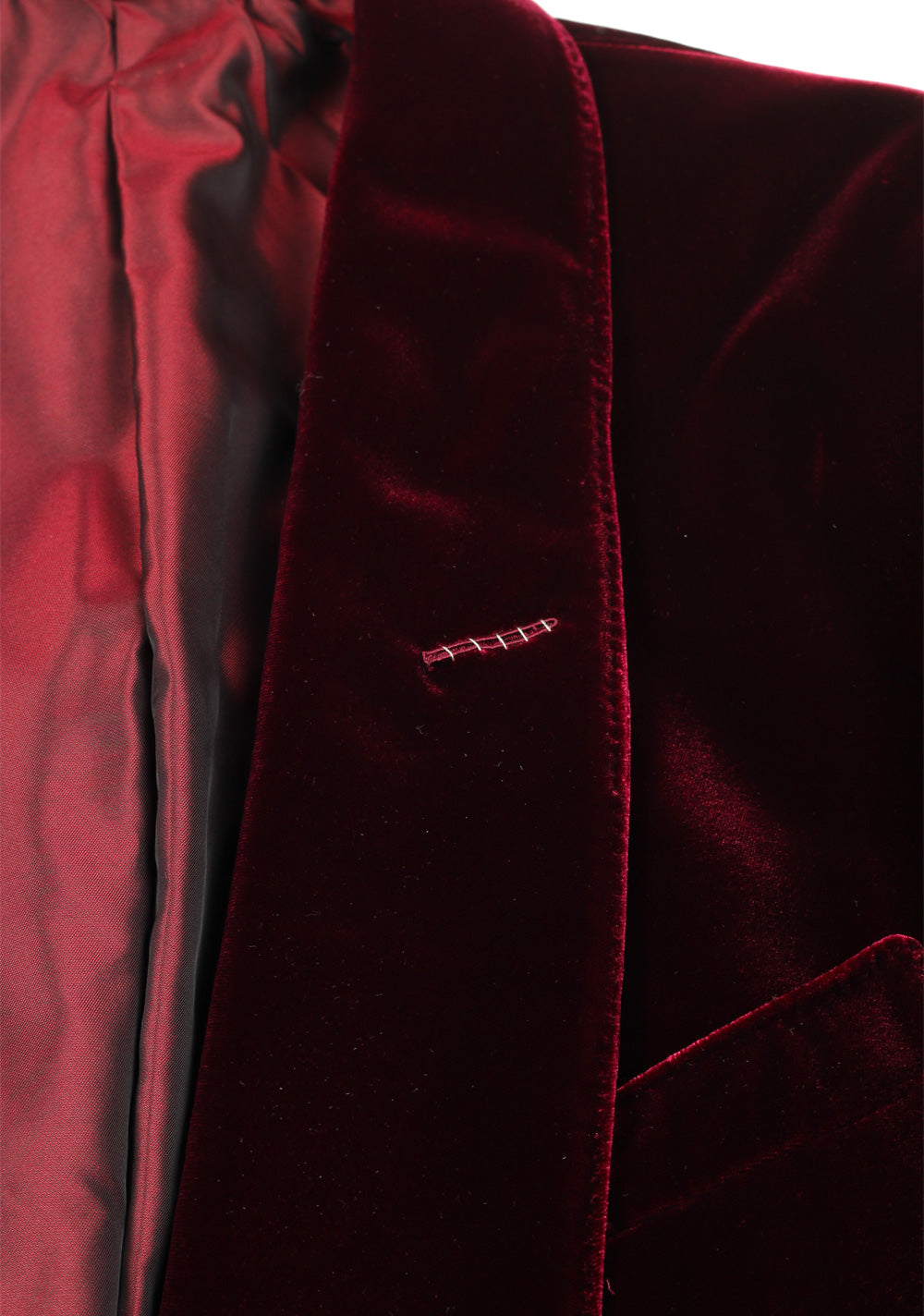 TOM FORD Shelton Velvet Red Sport Coat Tuxedo Dinner Jacket Size Size 62L / 52L U.S.