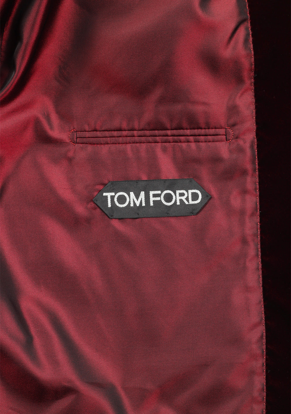 TOM FORD Shelton Velvet Red Sport Coat Tuxedo Dinner Jacket Size Size 62L / 52L U.S.