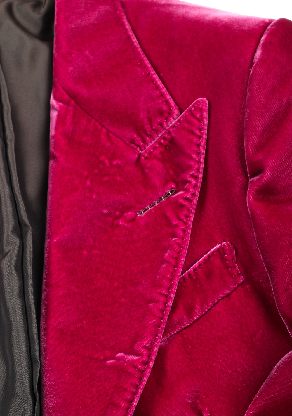 TOM FORD Shelton Velvet Red Tuxedo Dinner Jacket