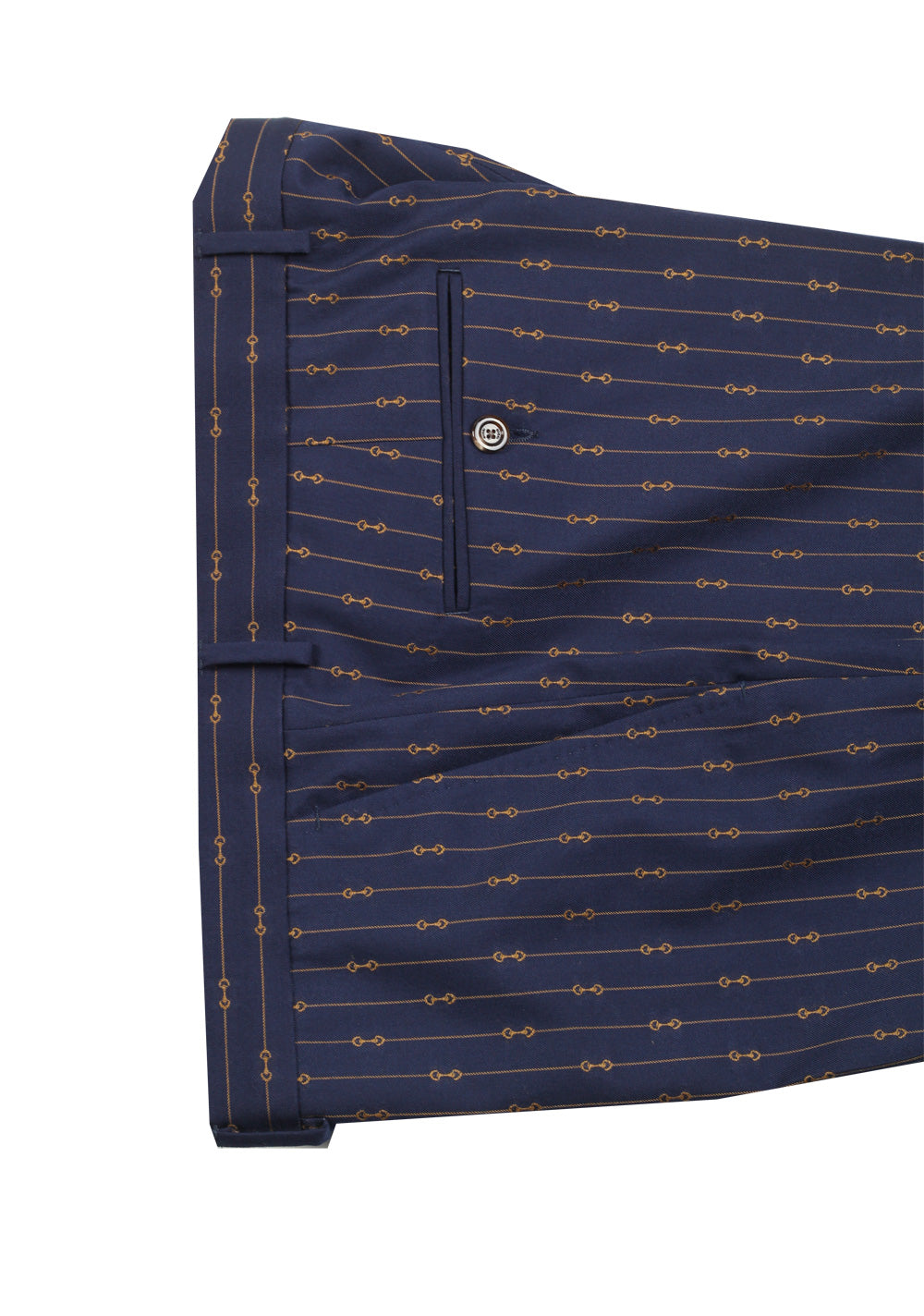 Gucci Blue Striped Signature Suit