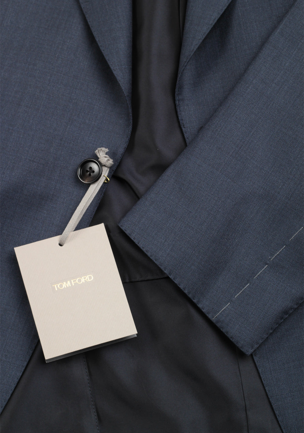 TOM FORD Shelton Solid Blue Suit