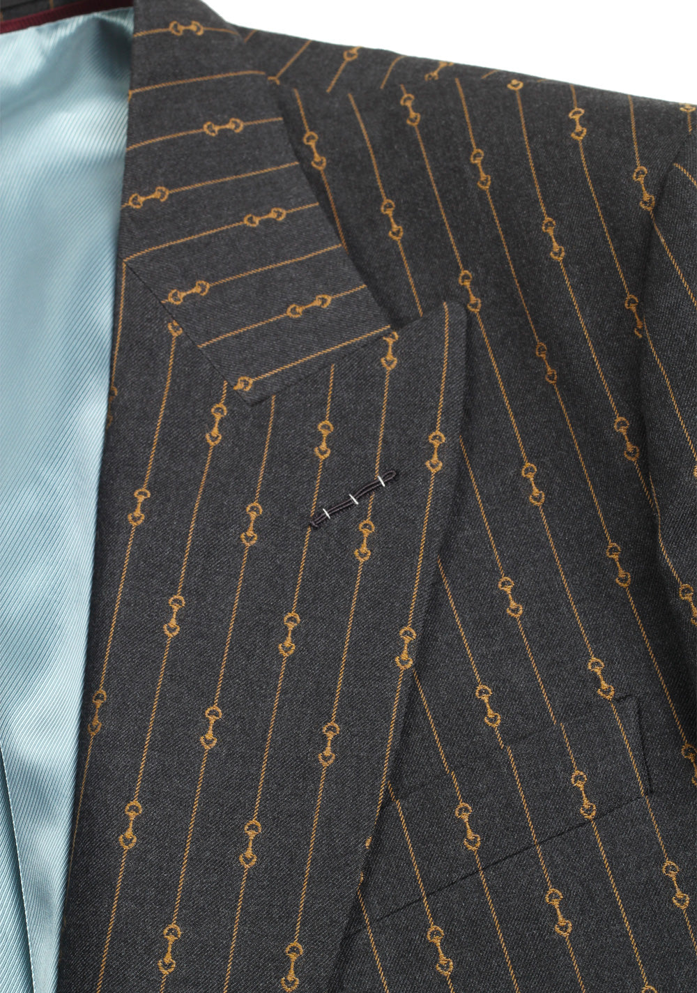 Gucci Gray Striped Signature Suit