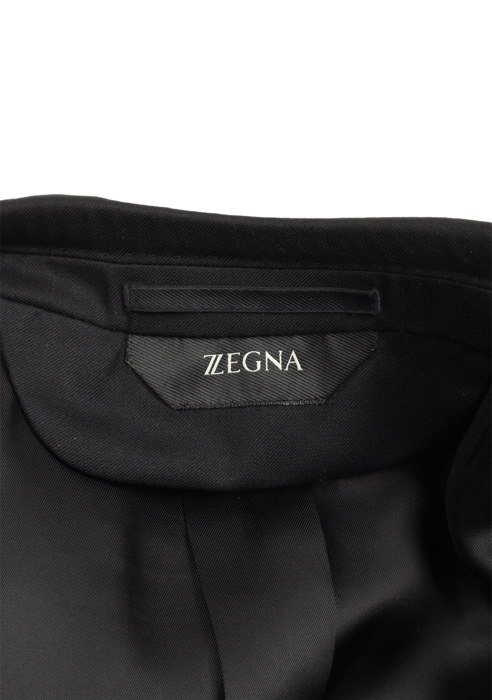 Z Zegna Black Wool Tuxedo Suit
